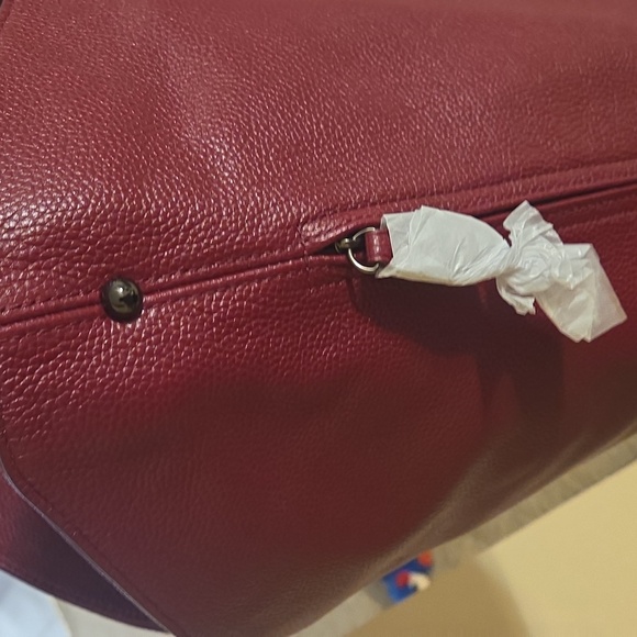 Rebecca Minkoff Burgundy Bucket Tote Bag - Picture 8 of 8